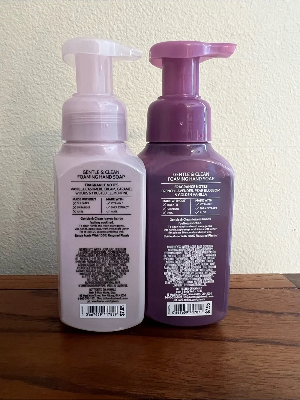 Bath & Body Works Moonlit Goddess & Snowflakes & Cashmere Foaming Hand Soap Set